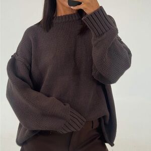 Bronze Snake Brown Sweater